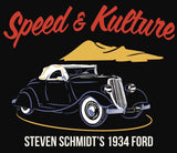 Steven Schmidts 34 Ford By Jacqueline Davies Short Sleeve Pocket T Black