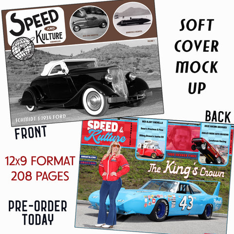 PRE ORDER  2025 Speed & Kulture Vol. 1 9X12 BOOK