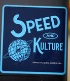 BLUE GLOBE SK STICKER