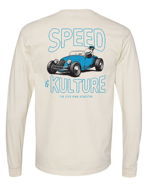 Dick King Roadster Long Sleeve Ivory T-Shirt – Speed and Kulture