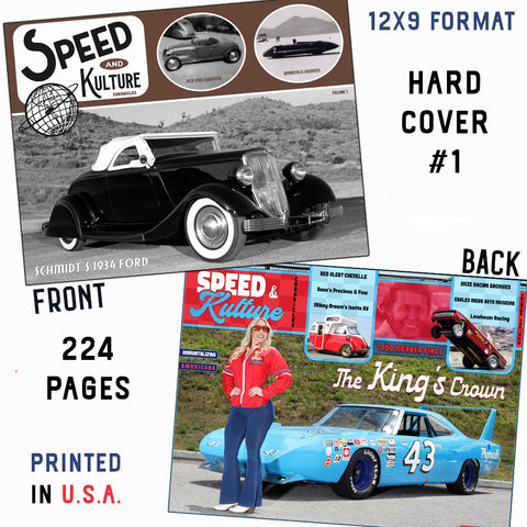 2025 Speed & Kulture Vol. 1 9X12 HARD COVER BOOK 224 page. (Being printed ) shipping starts Dec 2025