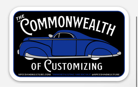 Commonwealth of Customizing Sticker